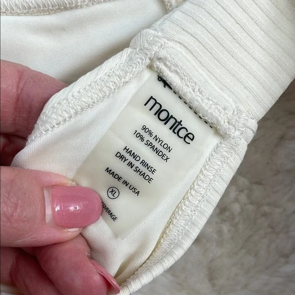 Montce Uno Added coverage Cream Rib Bikini Bottom - Picture 3 of 4